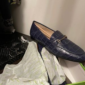 Sam Edelman Lorraine loafers navy with gold detail. $44. OBO. Never worn